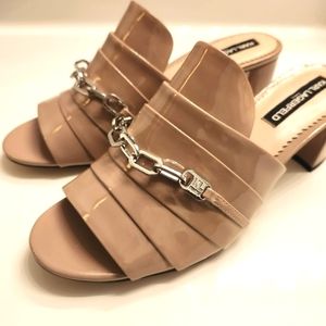 Karl Lagerfeld Nude Mules size 10